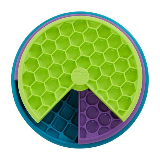 Picture of Petstages Lickin' Layers Dog Puzzle Oyuncak, Çoklu - 70646M