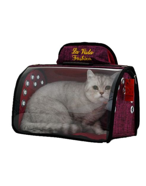 Picture of LAVİSTA BORDO Tomris Şeffaf Sırt Flybag