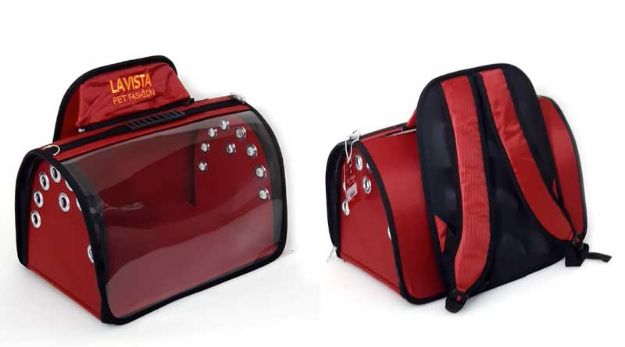 Picture of LAVİSTA Tomris Şeffaf Sırt Flybag Kırmızı 