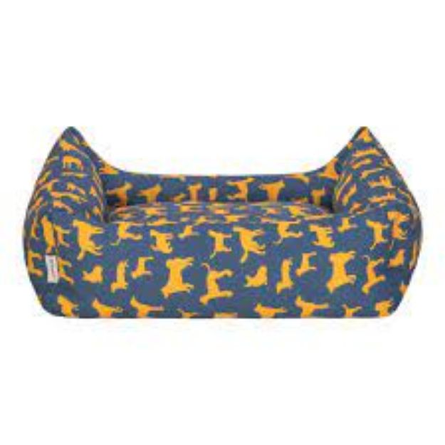 Picture of Pet Comfort Uniform Kopek Yatak Sarı Lacivert M 70x60cm 7643