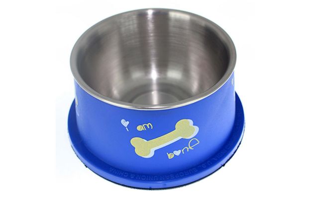 Picture of Mavi Desenli Cocker Mama ve Su Kabı 300ml