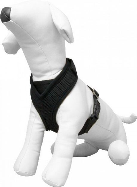 Picture of Ayarlanabilir Boyunluklu Köpek Göğüs Tasması XSmall Siyah