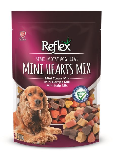 Picture of Reflex Semi-Moist Yumuşak Mini Kalpler Köpek Ödülü 150 Gr
