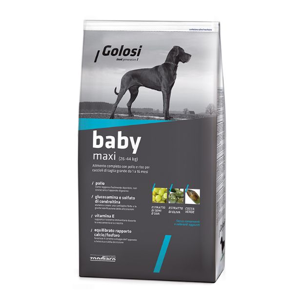 Picture of Golosi Baby Maxi Büyük Irk Yavru Köpek Maması 12 Kg