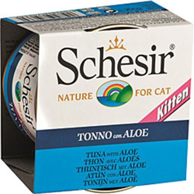 Picture of Schesir Kitten Ton Balıklı ve Aloeveralı Yavru Kedi Konservesi 85 gr