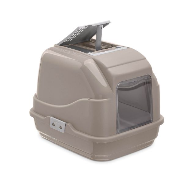 Picture of Imac Easy Cat Flitreli Kapalı Kedi Tuvalet Kapı Gri 