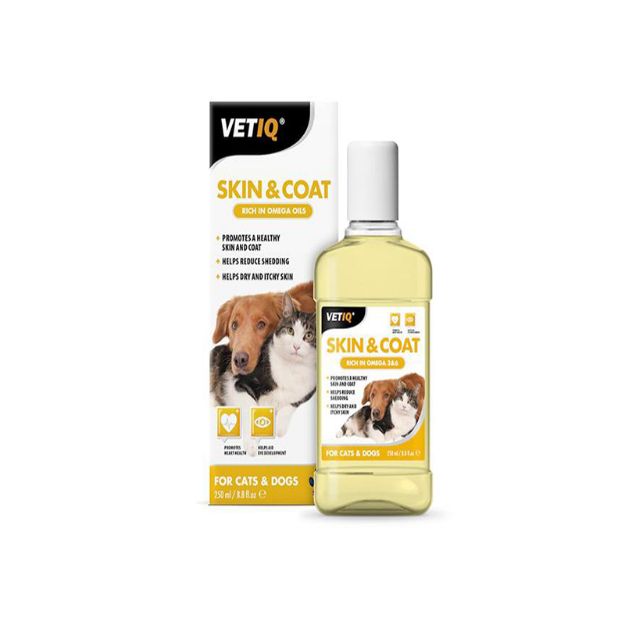 Picture of VetIQ Deri ve Tüy Besleyici Omega Katkılı Yam Katkısı 250 ml