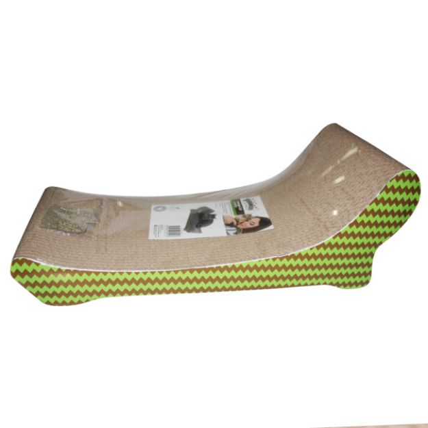 Picture of Pawise Karton Kedi Tırmalama Şezlong Şekilli