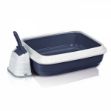 Picture of Imac Duo Açık Kedi Tuvalet Kabı ve Kürek Mavi / BEYAZ 