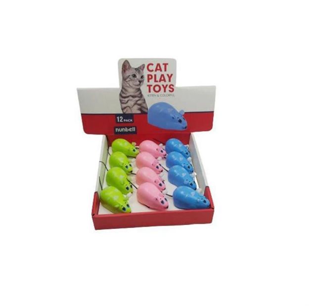 Picture of Nunbell Kedi Oyun.Kurmalı Fare 12'li