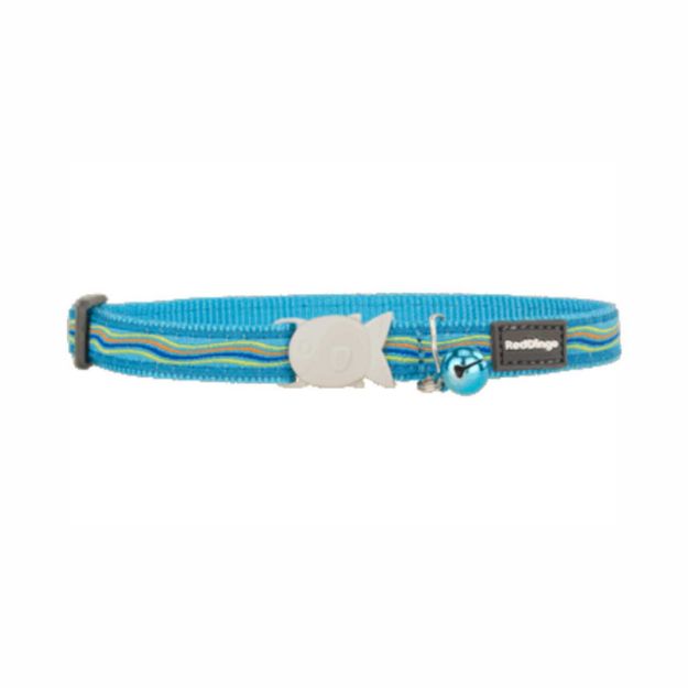 Picture of Red Dıngo Dreamstream Desenlı Turkuaz Kedı Tasması 12Mm