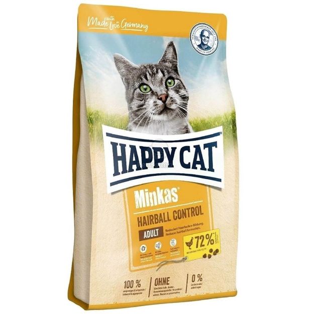 Picture of Happy Cat Minkas Hairball Control Tavuklu Kedi Maması 10 Kg
