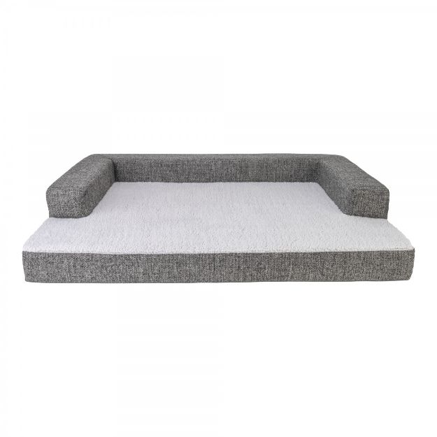 Picture of Pet Comfort Gloria Sofa Orthopedik Köpek Yatağı Antrasit 90x65x8cm