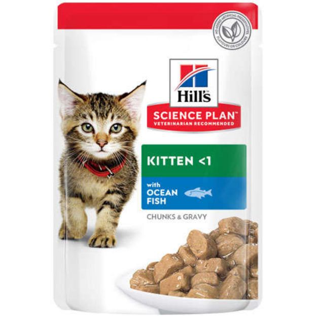 Picture of Hills Kitten Balıklı Yavru Konserve Kedi Maması 85 gr