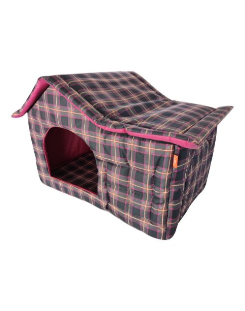 Picture of Lavista Pet Çatılı Ev Pembe Ekoseli