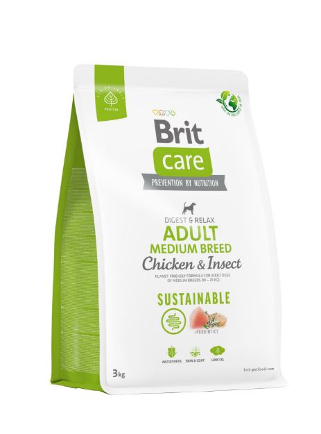 Picture of Brıt Care Dog Sustaınable Adult Medıum Breed 3 kg