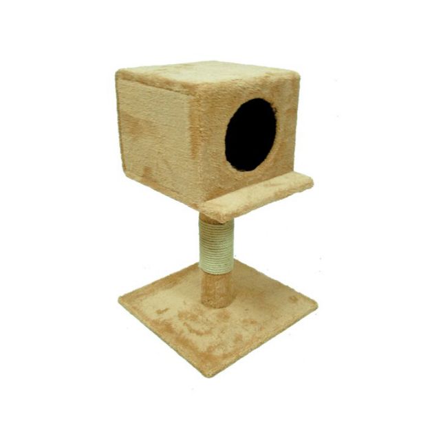 Picture of Natura Kedi Tırmalama Evi Slot Acik Kahve 43,5 x 45 x 72 Cm