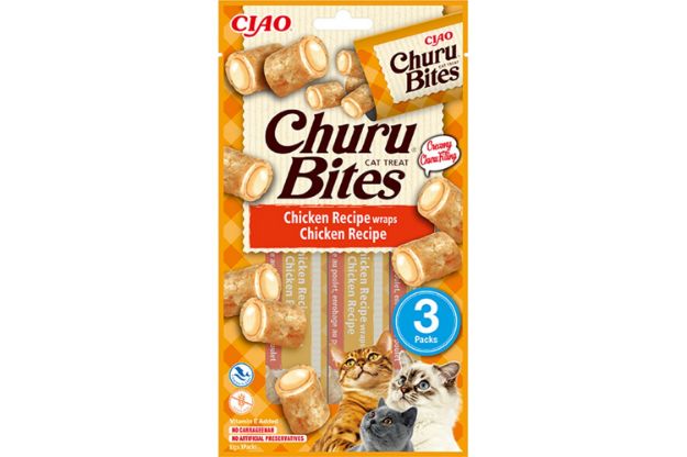 Picture of Ciao Churu Bites Tavuk Sargılı Kedi Ödül Maması 3 x 10 Gr