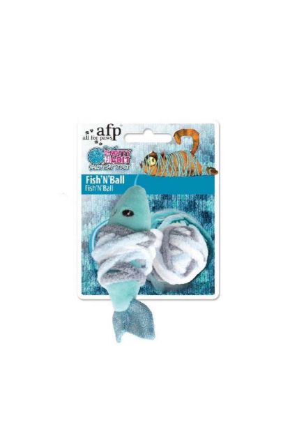 Picture of Afp Knotty Habit - Renkli Peluş Balık İpli Oyuncak
