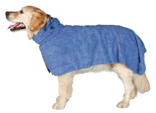 Picture of Trixie Köpek Bornozu Medium Microfibre 50 cm Mavi