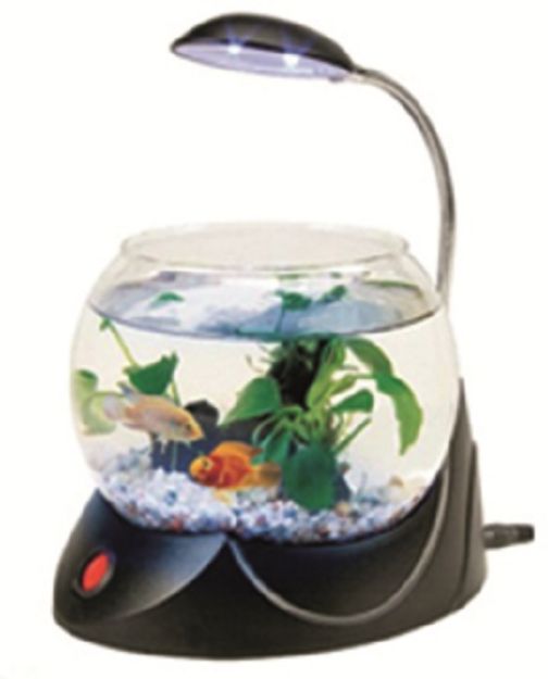 Picture of Hailea V-01 Led Aydınlatmalı Fanus 2,5 lt Siyah