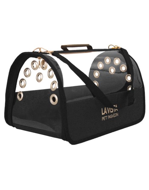Picture of Lavista Şeffaf Flybag Pet Taşıma Çantası Siyah 26x43x27h Cm