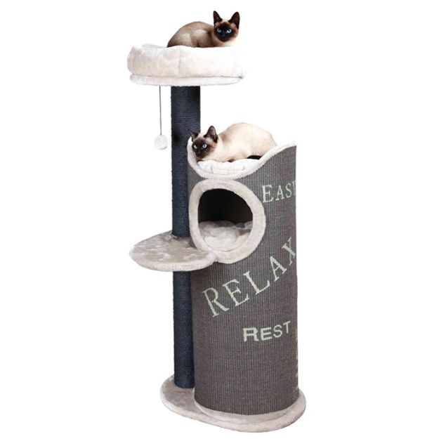 Picture of Trixie Kedi Tırmalama ve Oyun Evi 134 Cm Gri/Açık Gri