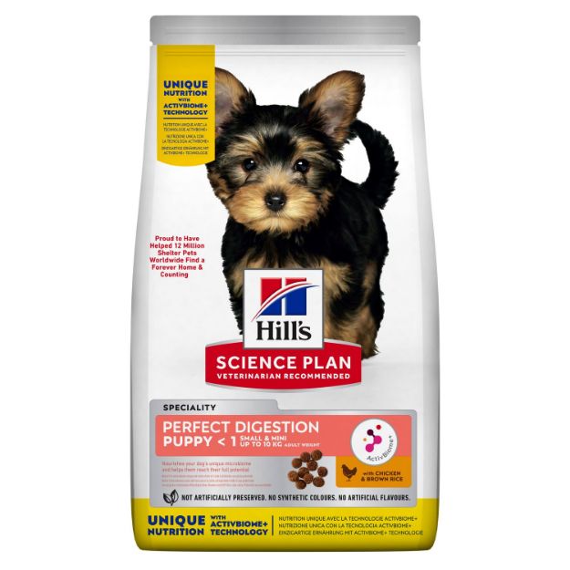 Picture of Hills Perfect Digestion Küçük Mini Irk Yavru Köpek Maması 3 Kg