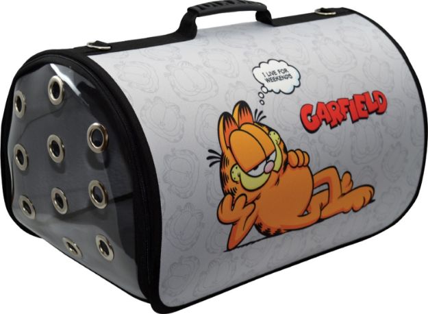 Picture of Garfield Büyük Boy Kedi Taşıma Çantası Gri 50 x 31 x 28 Cm 