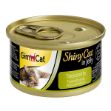 Picture of Gimcat ShinyCat Jel İçinde Ton Balıklı ve Çimenli Kedi Konserve 70 gr