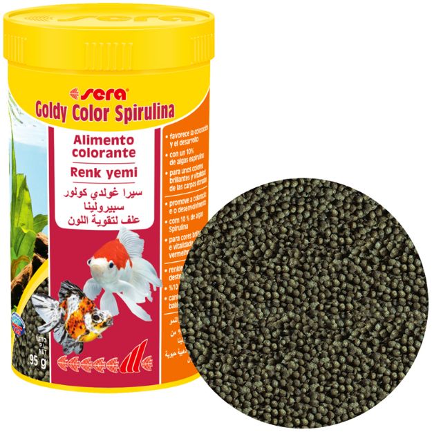 Picture of Sera Goldy Color Spriluna Japon  Balıkları için Renklendirici Yem 250 ml