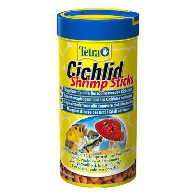 Picture of Tetra Cichlid Sticks Cichlid Balıkları için Çubuk Balık Yemi 250 ml