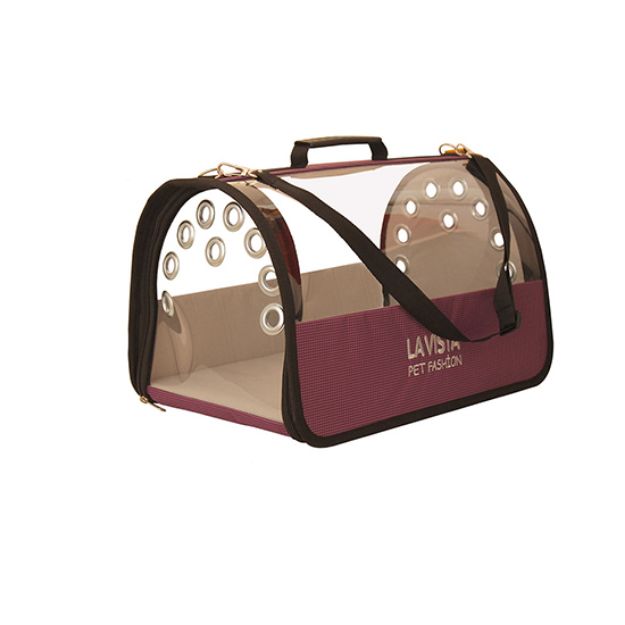Picture of Lavista Şeffaf Flybag Pet Taşıma Çantası Mor 26x43x27h Cm