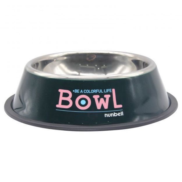 Picture of Nunbell Çelık Mama Kabı Renklı 22 cm