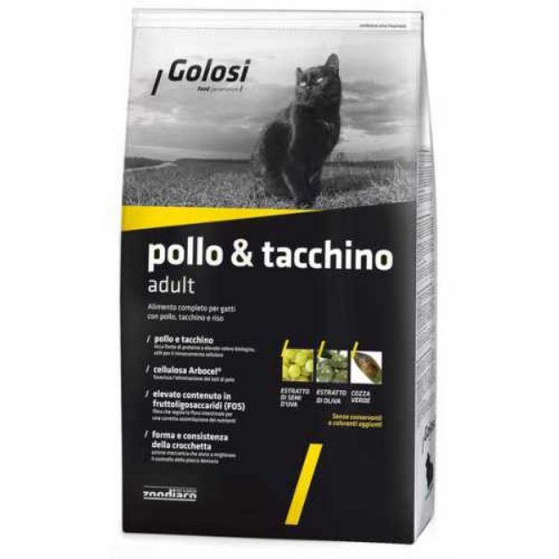 Picture of Golosi Tavuklu Hindili Yetişkin Kedi Maması 20 Kg