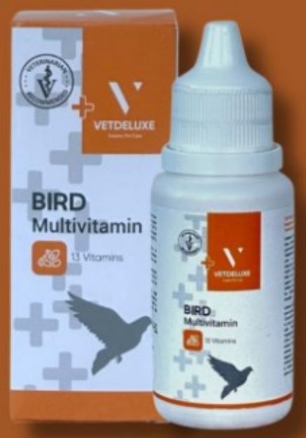 Picture of VETDELUXE Kuşlar İçin Multivitamin Damla 30 Ml
