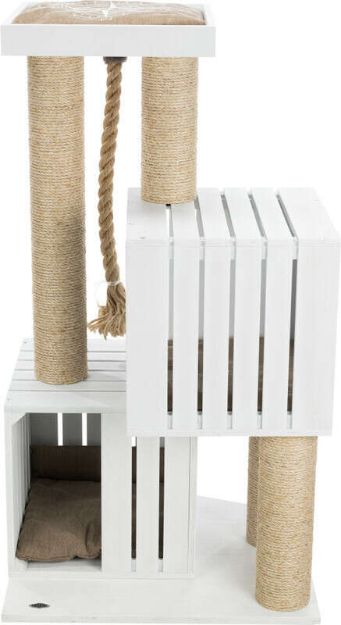 Picture of Trixie Kedi Tırmalama ve Oyun Evi, 114cm, Beyaz/ Kum Beji