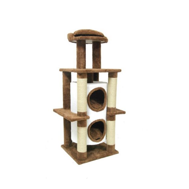 Picture of Natura Kedi Tırmalama Evi Tower Kahverengi 88 x 50 x 152 Cm