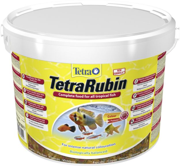 Picture of Tetra Rubin Flakes Renklendirici Pul Balık Yemi 10 lt Kova
