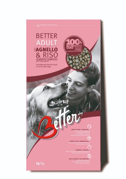 Picture of Better Kuzu Eti & Pirinçli Yetişkin Köpek Maması 15 Kg