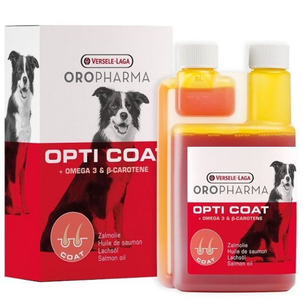 Picture of Versele Laga Oropharma Opti Coat Tüy ve Deri Vit. Köpek Somon Yağı 250 ml