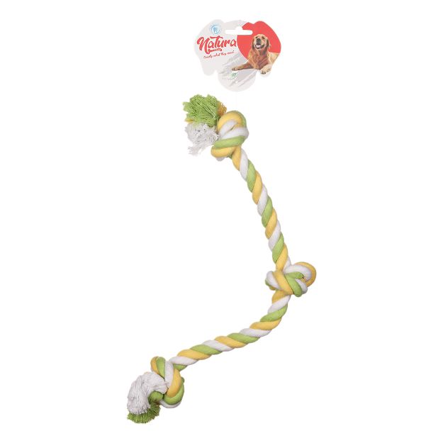 Picture of Natura Üç Düğüm Halat Köpek Oyuncak 50 cm