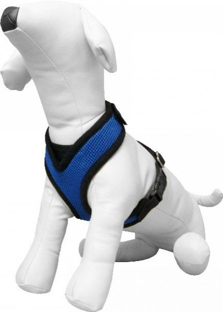 Picture of Ayarlanabilir Boyunluklu Köpek Göğüs Tasması Small Mavi