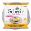 Picture of Schesir Petit Delice Tavuk, Ton Balığı ve Mangolu Kedi Ödülü 2x40 Gr