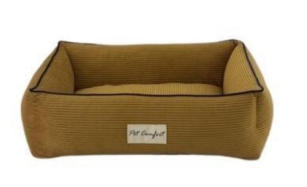 Picture of Pet Comfort Golf Kedi ve Köpek Yatağı Hardal Mavi Biye XS 55x45cm