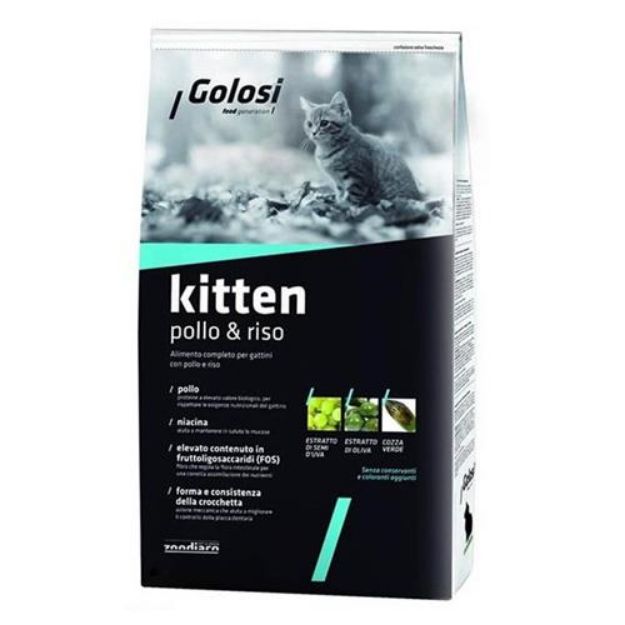 Picture of Golosi Pollo Riso Tavuk ve Pirinçli Yavru Kedi Maması 1,5 Kg
