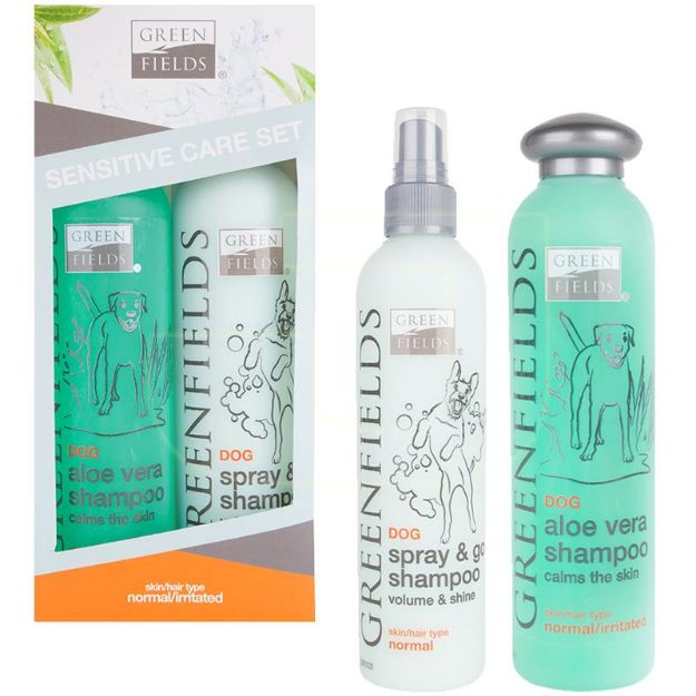 Picture of Green Fields Sensitive Hassas Köpek Şampuanı Ve Sprey Seti 2x250 ml