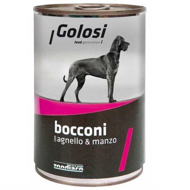 Picture of Golosi Kuzu Ve Sığır Etli Köpek Konserve Maması 400 Gr