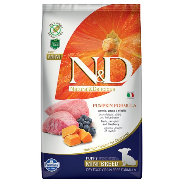 Picture of N&D Pumkın Kuzu Y.Mersın Puppy Mını 2,5 Kg