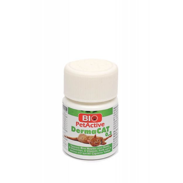 Picture of Bio Pet Active 0,3 Dermacat Brewers Yeast Kedi Tüy Bakımı 22,5 Gr 